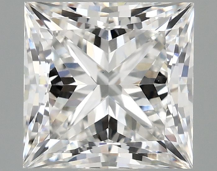 2.10 ct. princess Lab Grown Diamond front image