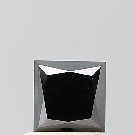 0.77 Carat Princess Diamond Black VVS2