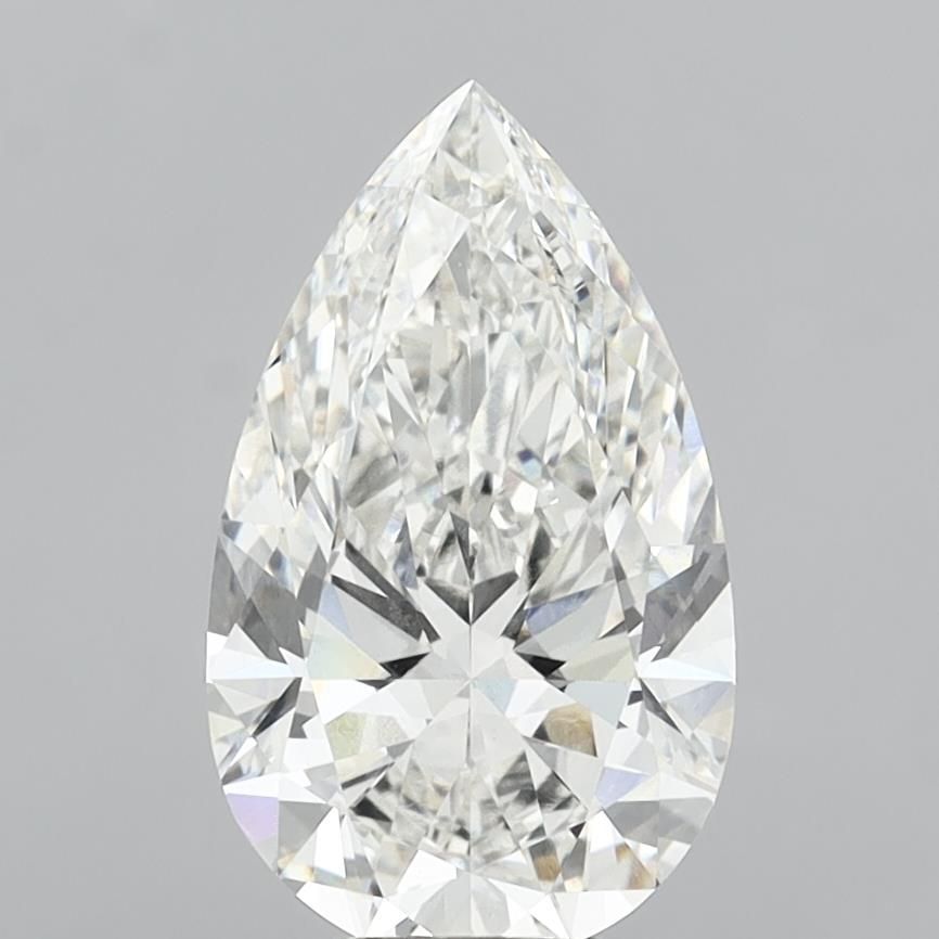 6.01 ct. pear Lab Grown Diamond front image