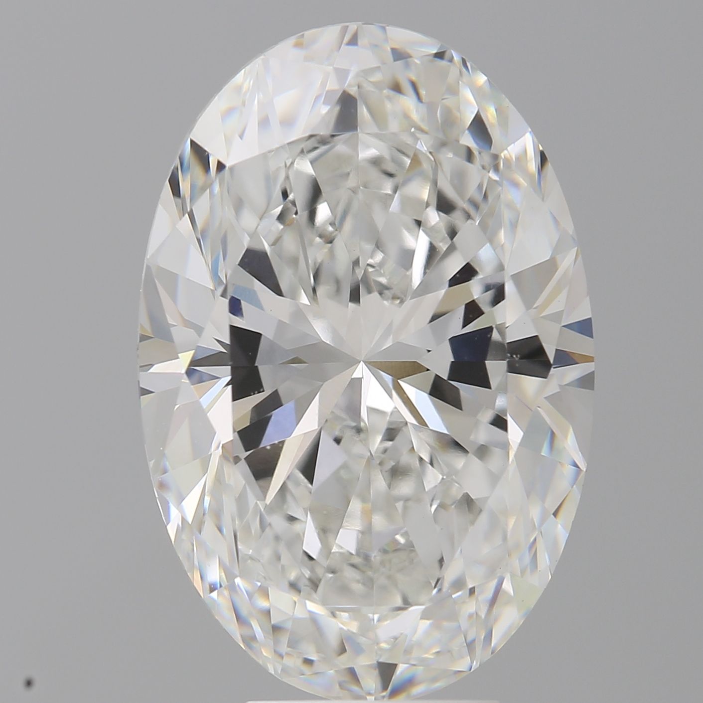 7.44 ct. oval Lab Grown Diamond front image