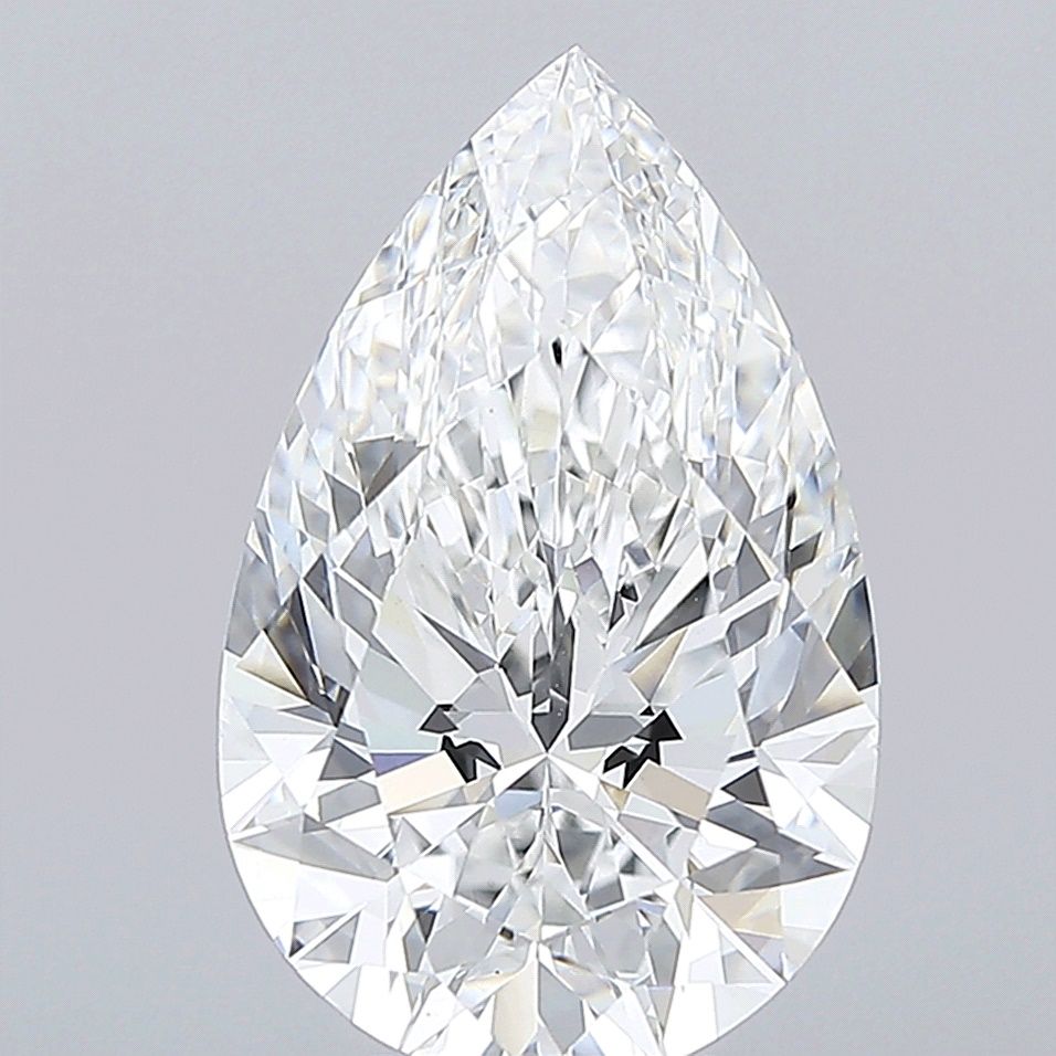 7.08 ct. pear Lab Grown Diamond front image