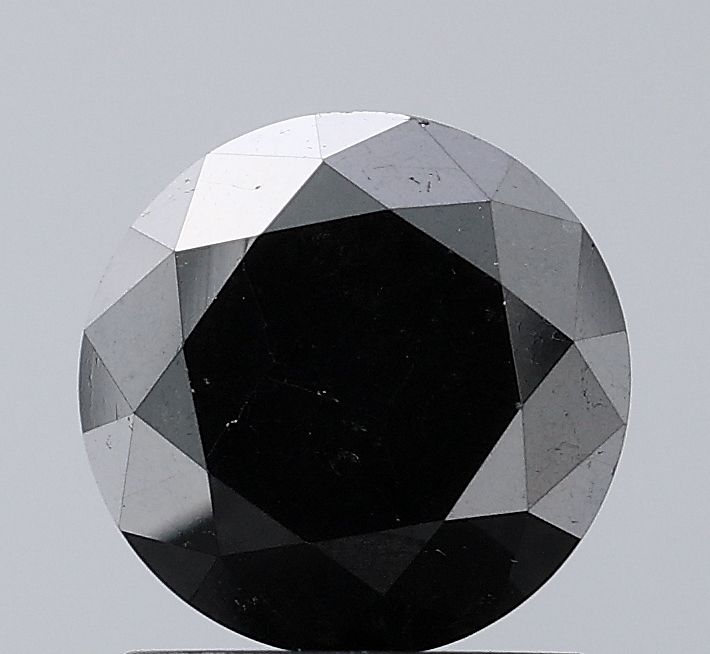 1.7 Carat Round Diamond Black VVS2