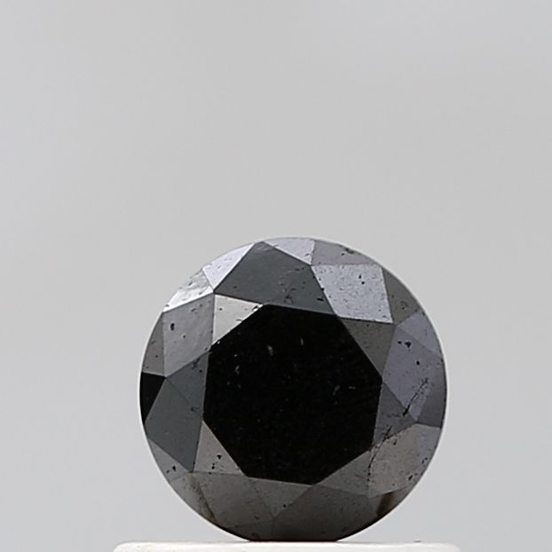 0.76 Carat Round Diamond Black VS2