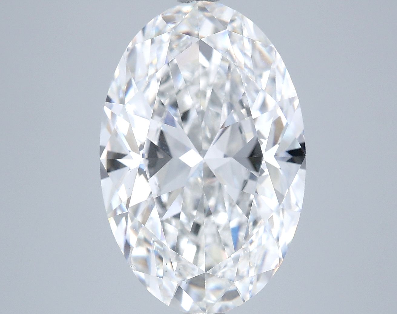 6.57 ct. oval Lab Grown Diamond front image