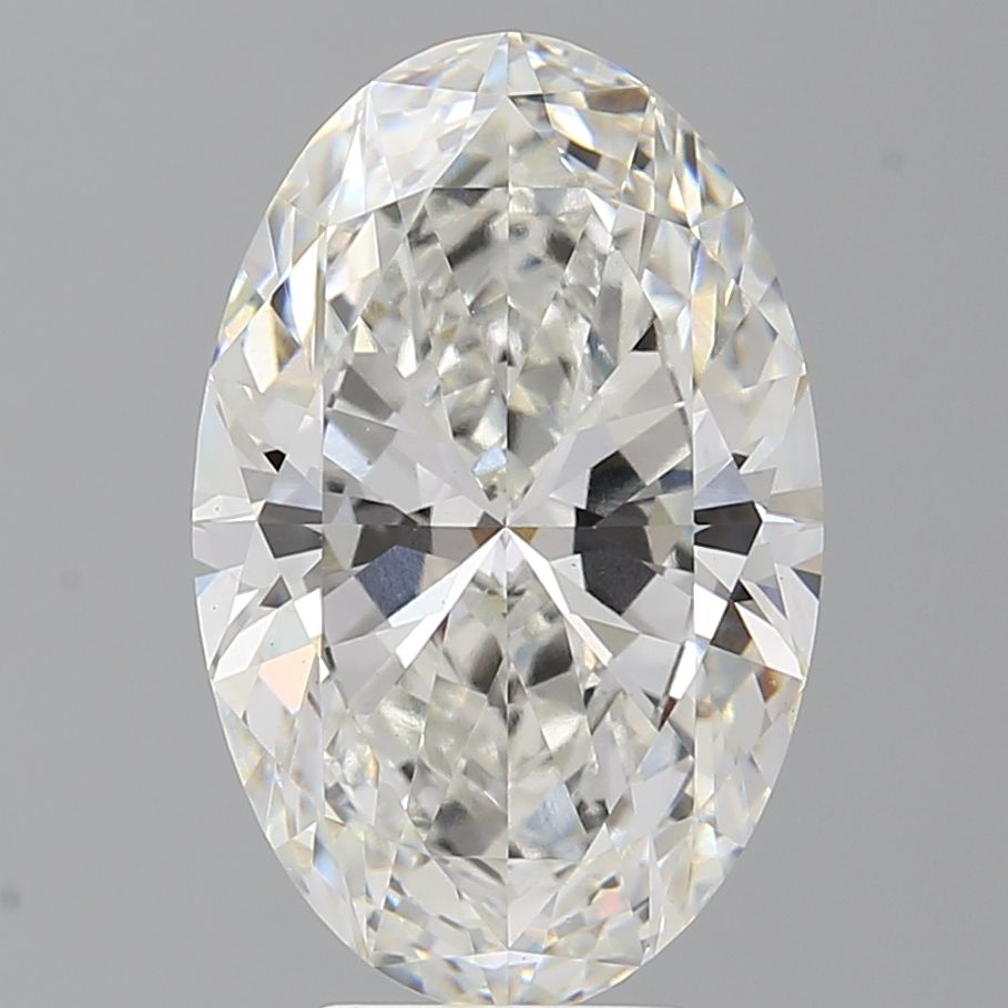 6.08 ct. oval Lab Grown Diamond front image