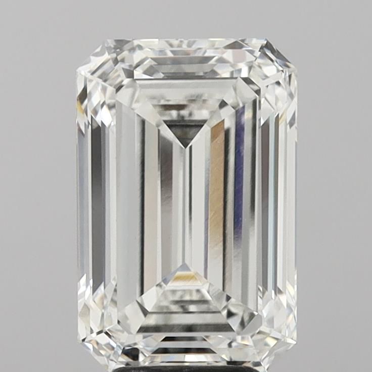 5.71 ct. emerald Lab Grown Diamond front image