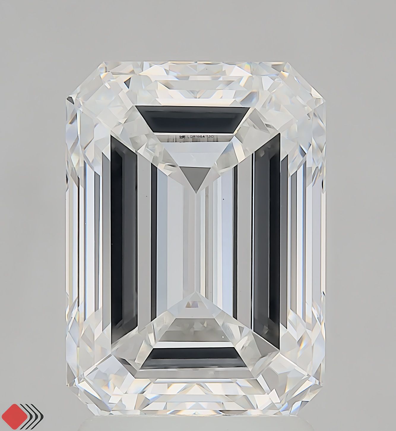 3.04 ct. emerald Lab Grown Diamond front image