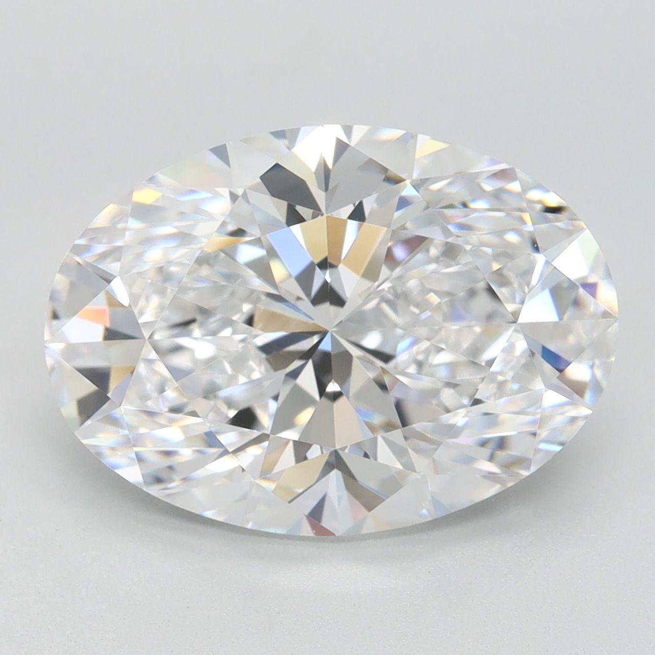 5.02 ct. oval Lab Grown Diamond front image