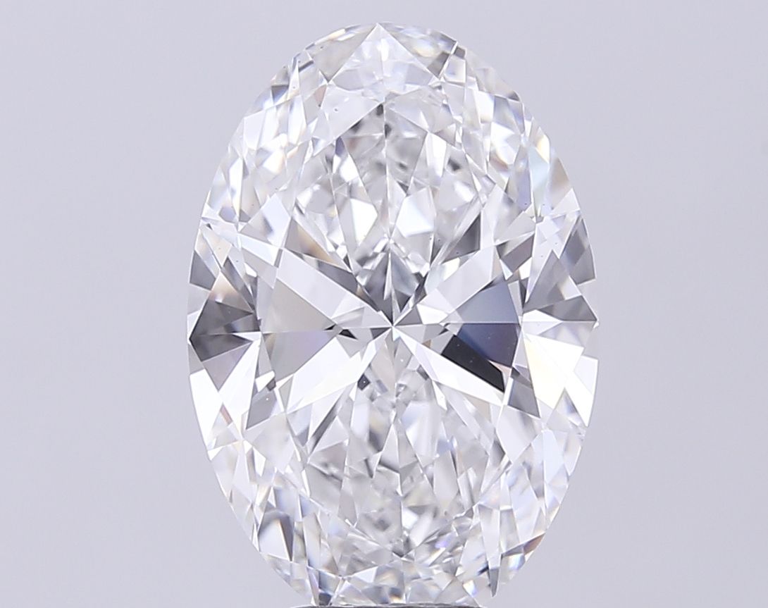 7.05 ct. oval Lab Grown Diamond front image