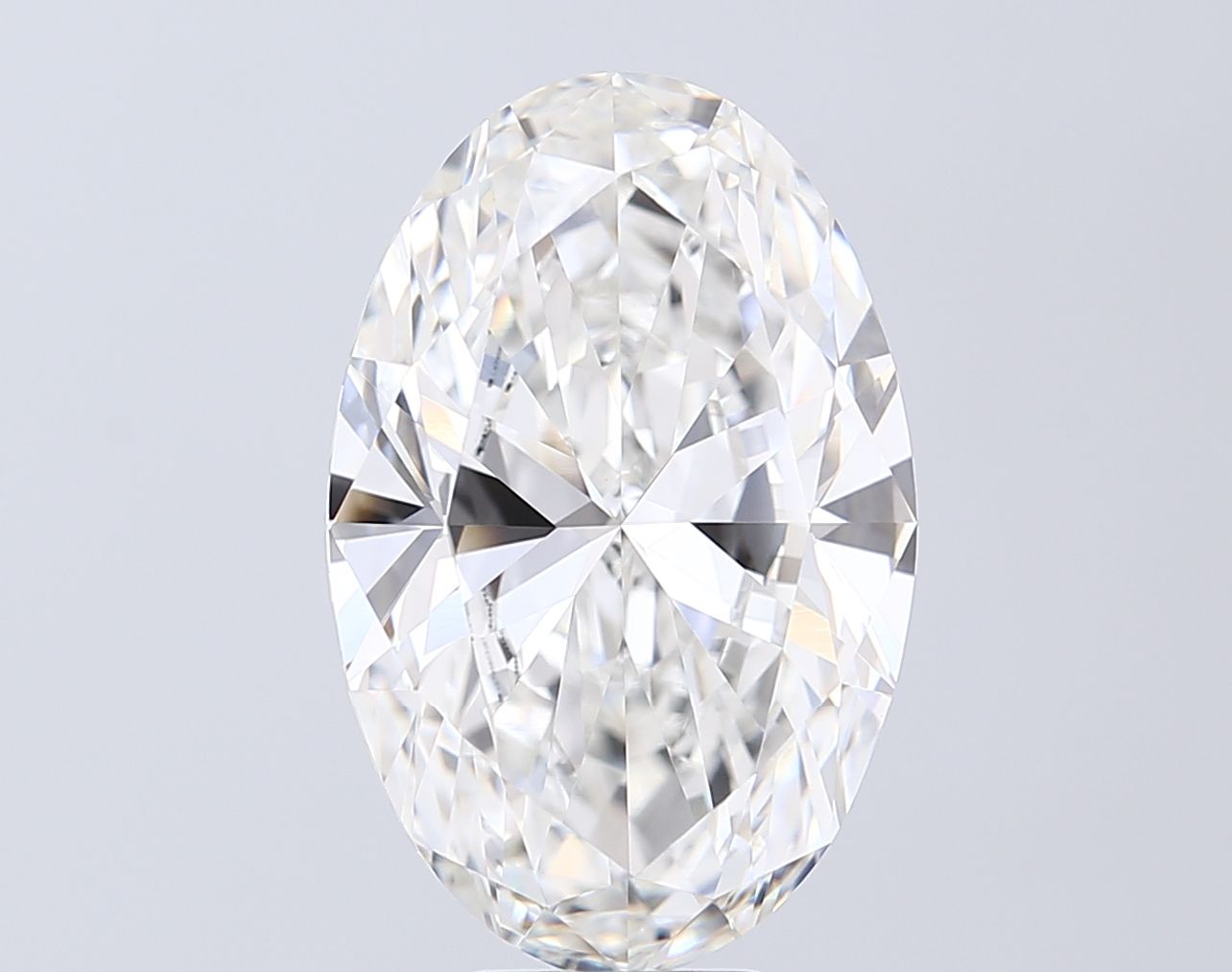 8.00 ct. oval Lab Grown Diamond front image