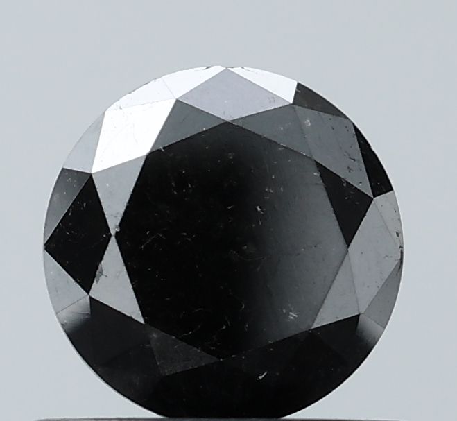 0.94 Carat Round Diamond Black VS1