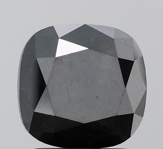 1.91 Carat Cushion brilliant Diamond Black VVS2