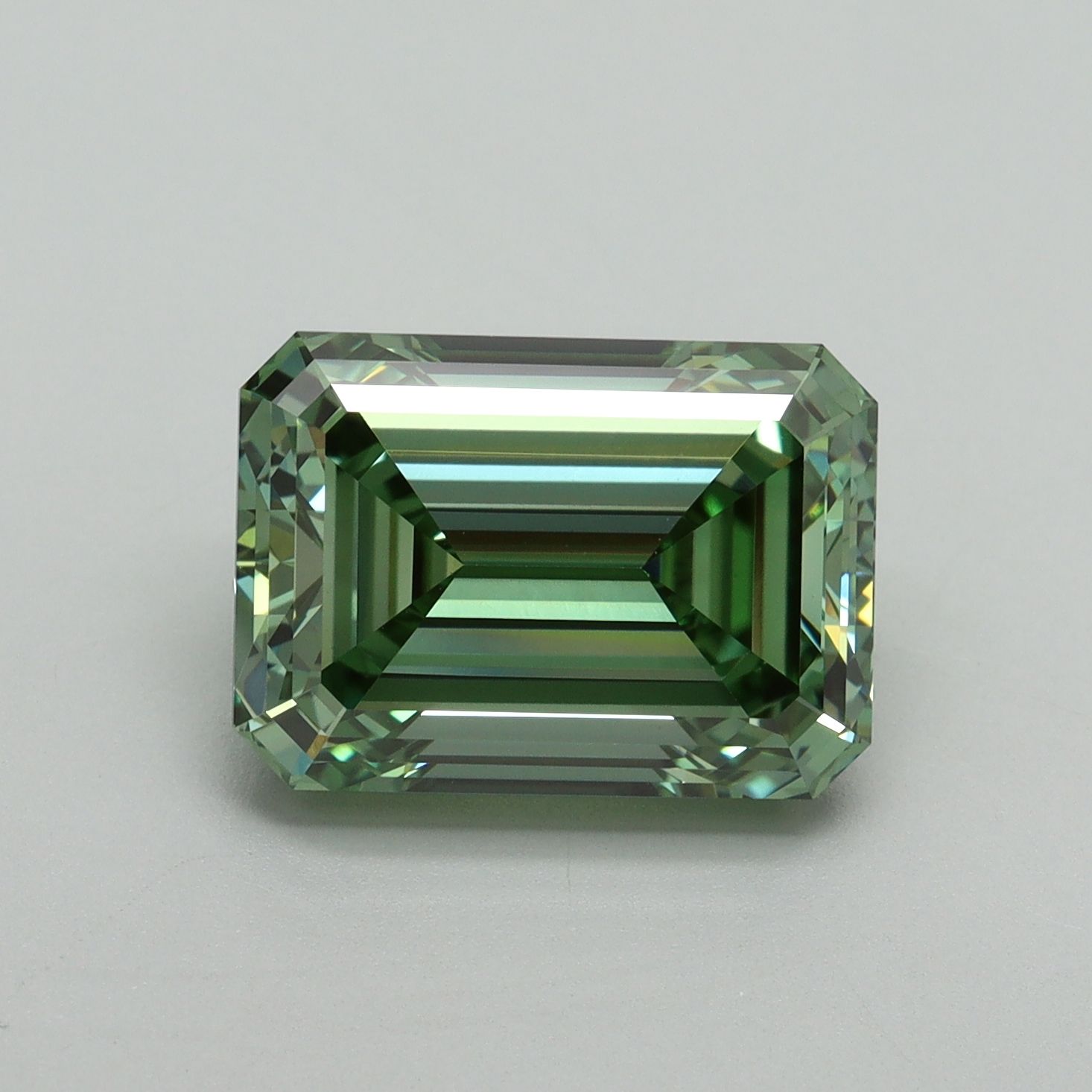5.02 ct. emerald Lab Grown Diamond front image