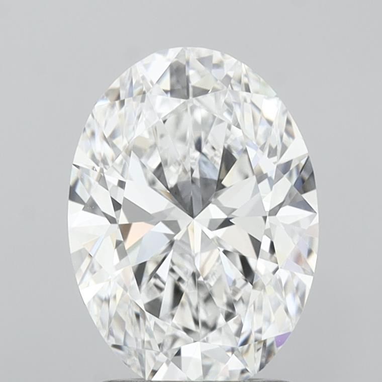 1.78 ct. oval Lab Grown Diamond front image