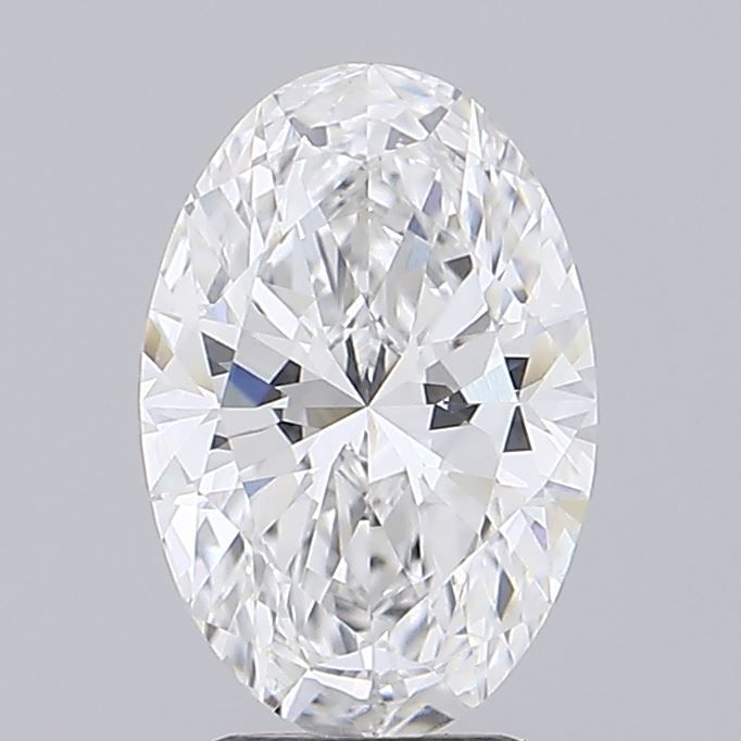 2.10 ct. oval Lab Grown Diamond front image