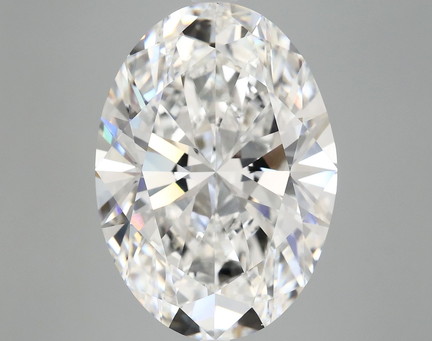 9.76 ct. oval Lab Grown Diamond front image
