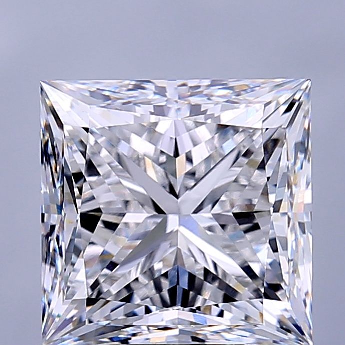 5.78 ct. princess Lab Grown Diamond front image