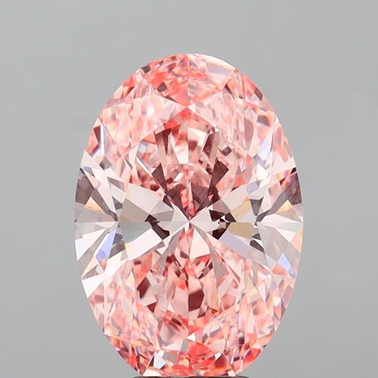 5.08 ct. oval Lab Grown Diamond front image