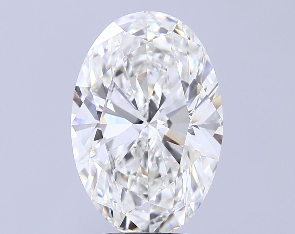 5.00 ct. oval Lab Grown Diamond front image