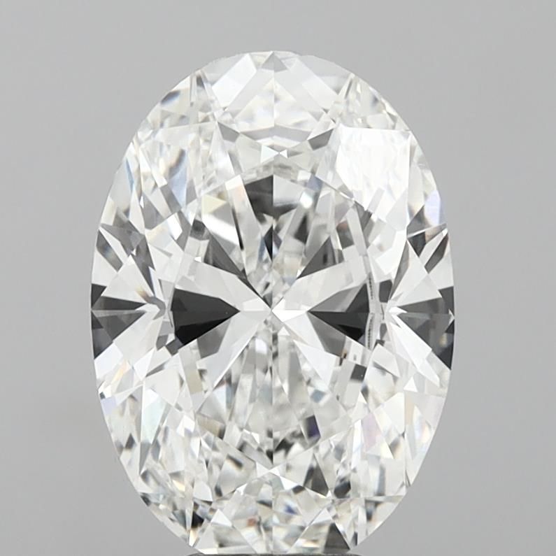 6.60 ct. oval Lab Grown Diamond front image
