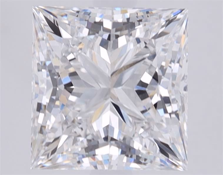 5.21 ct. princess Lab Grown Diamond front image