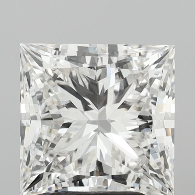 3.83 ct. princess Lab Grown Diamond front image