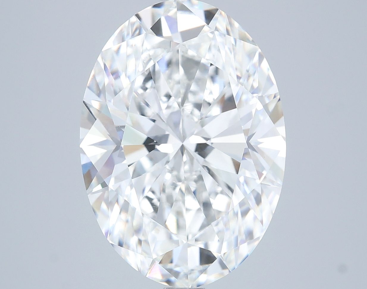 6.53 ct. oval Lab Grown Diamond front image