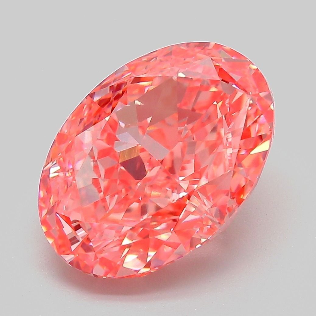 5.52 ct. oval Lab Grown Diamond front image