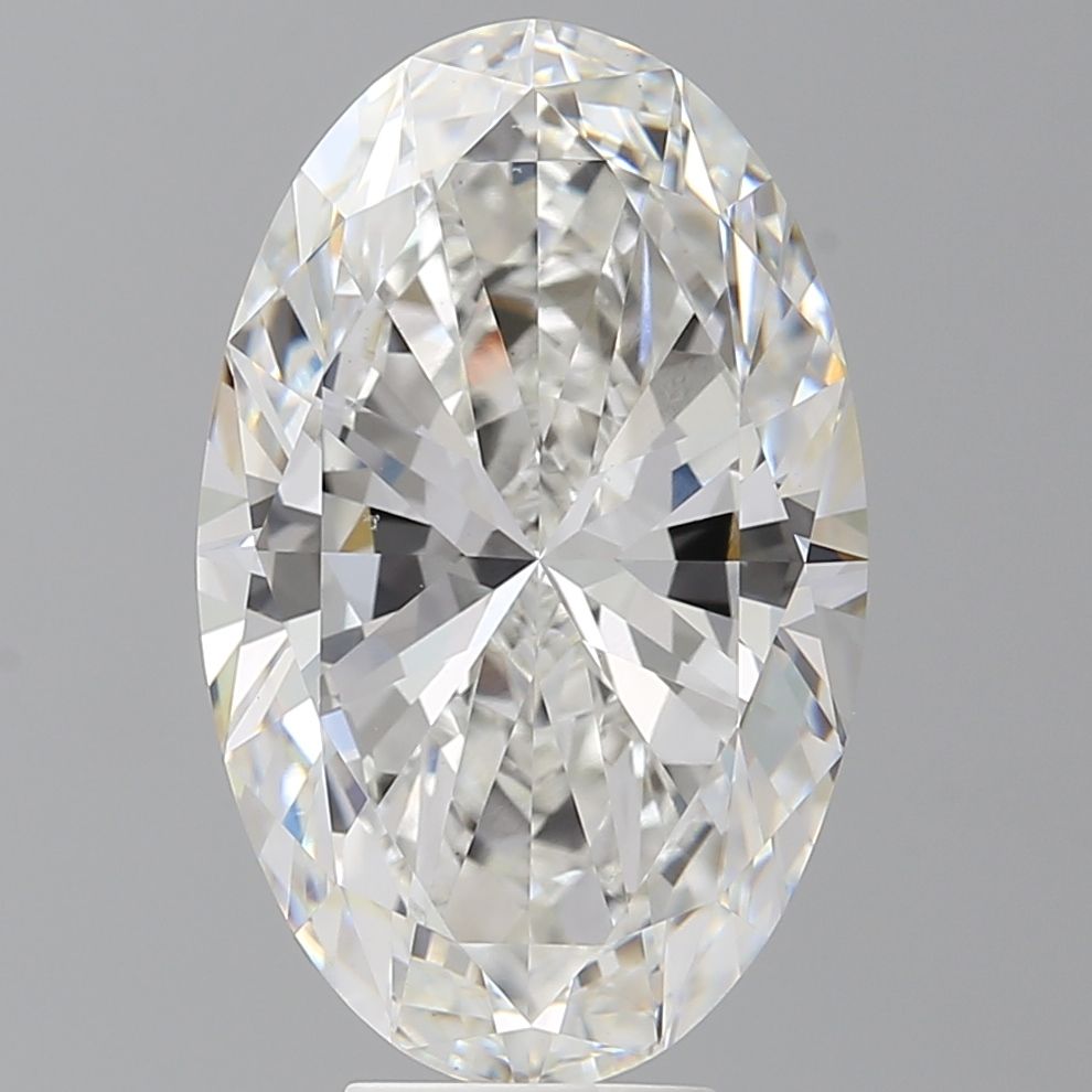 7.60 ct. oval Lab Grown Diamond front image