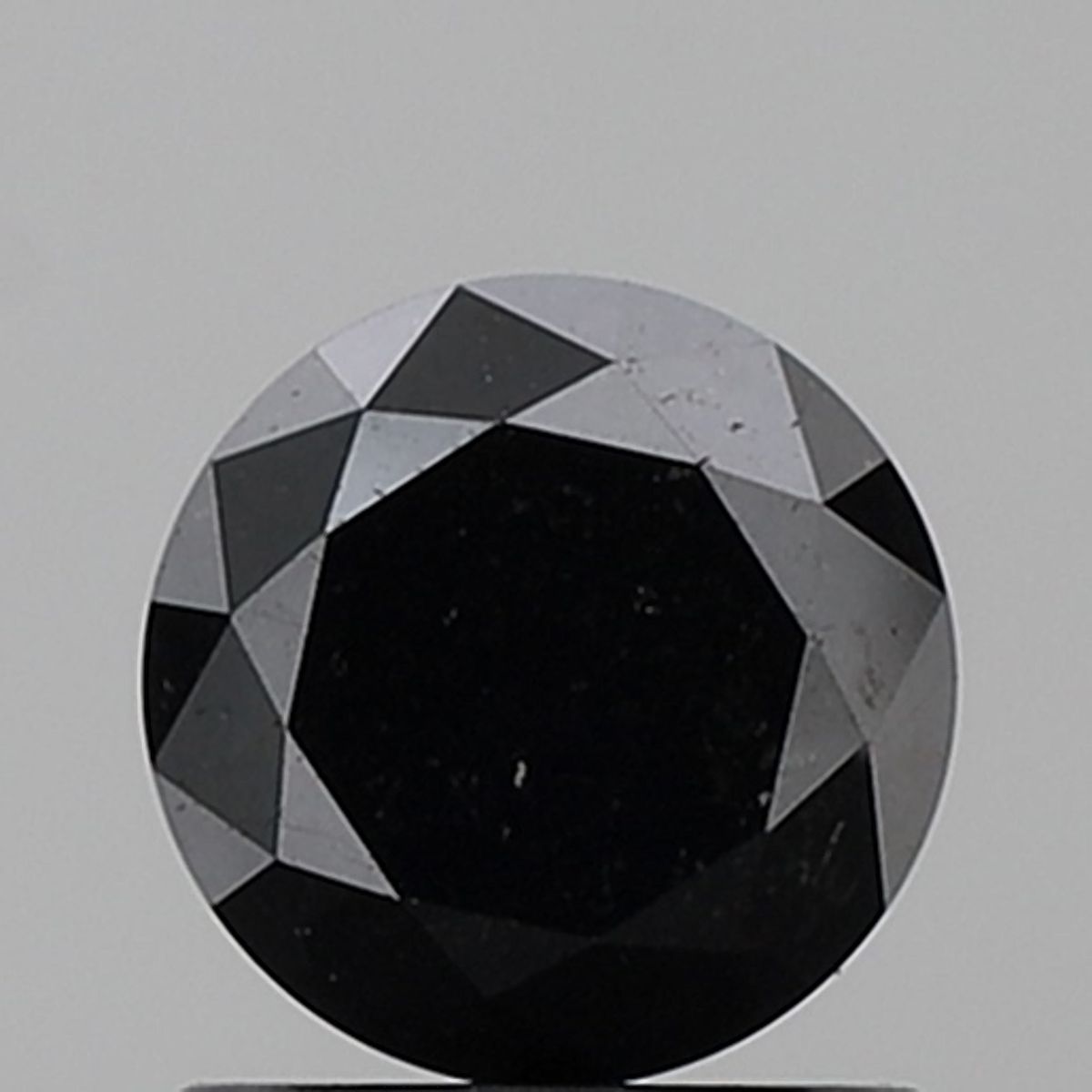 1.25 Carat Round Diamond Fancy Black VVS2