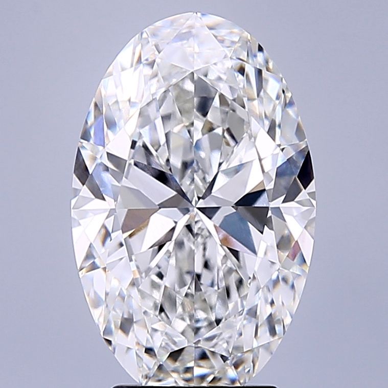 3.78 ct. oval Lab Grown Diamond front image