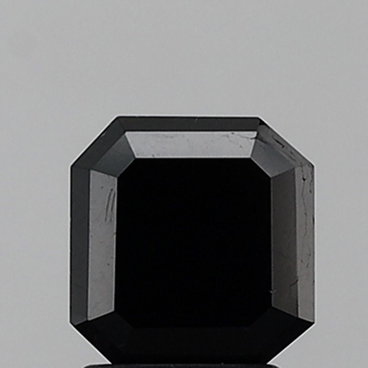 1.75 Carat Emerald Diamond Black VS1