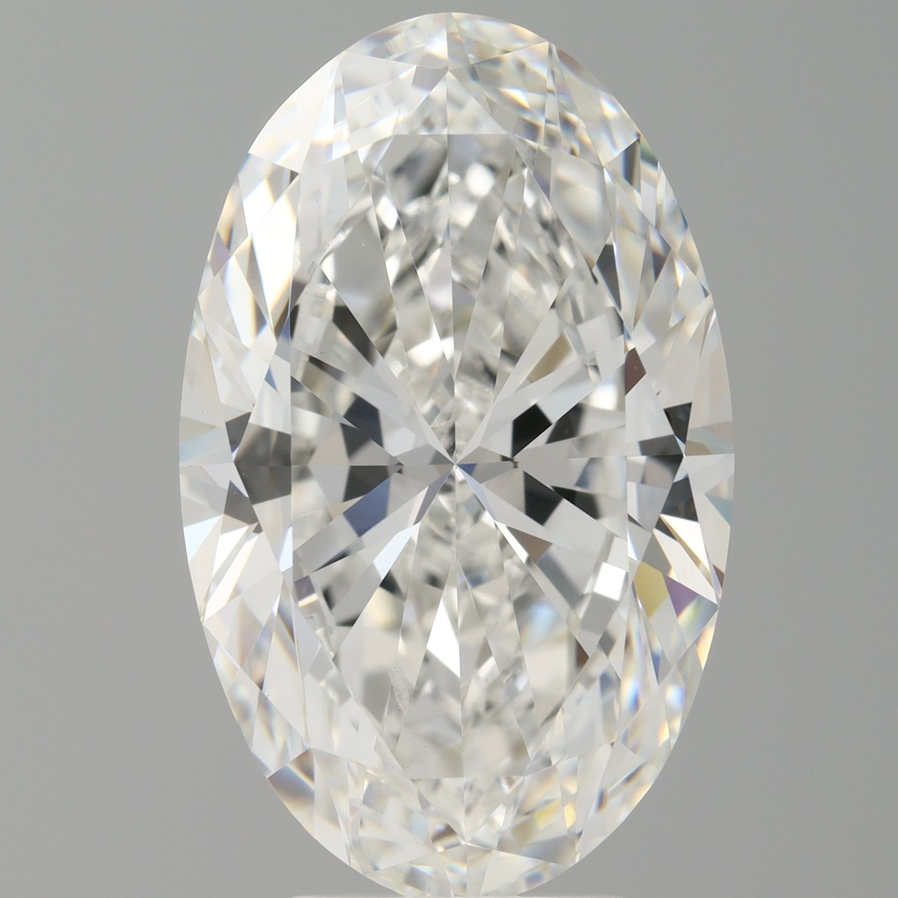 6.10 ct. oval Lab Grown Diamond front image