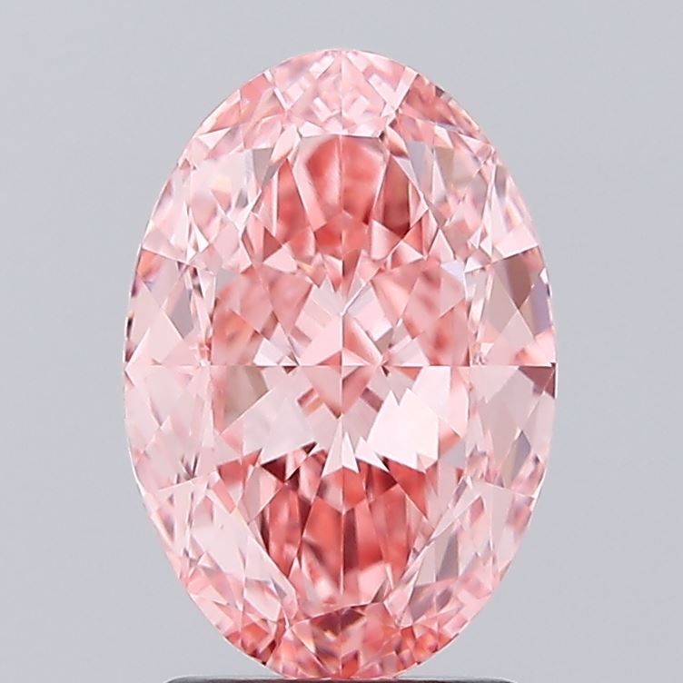 OVAL 2.67ct Fancy Vivid Pink VVS2 – EX EX STG
