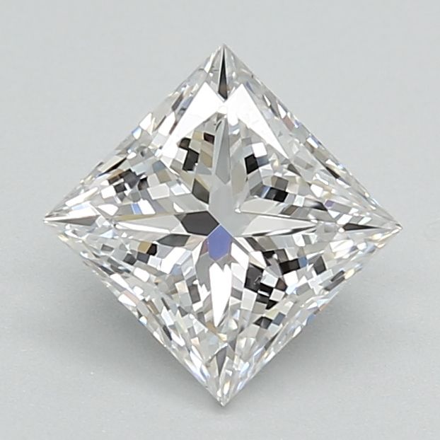 1 ct lab-grown Princess Diamond