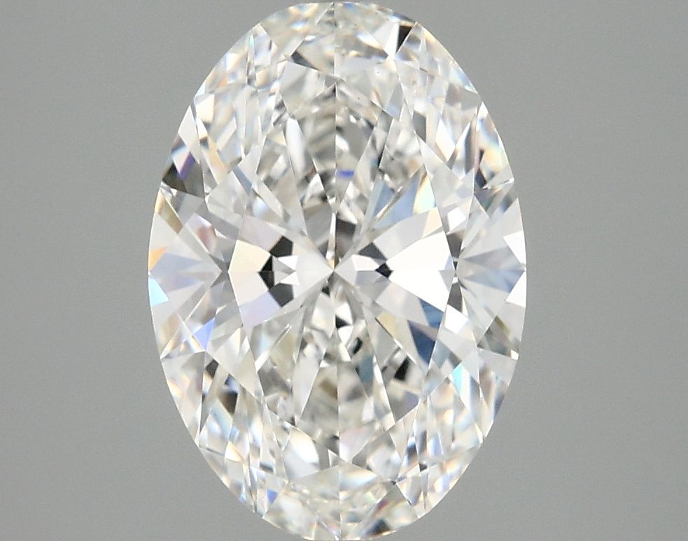 2.93 ct. oval Lab Grown Diamond front image