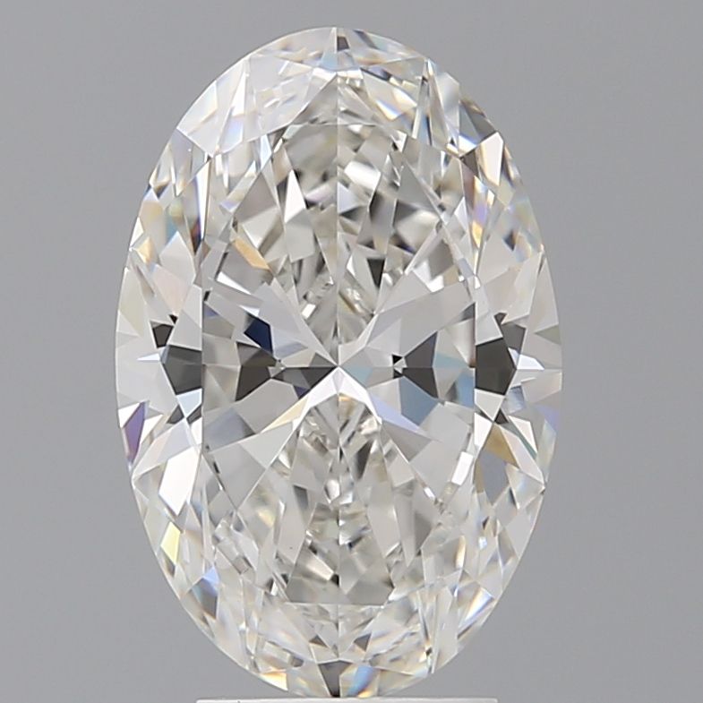 4.09 ct. oval Lab Grown Diamond front image