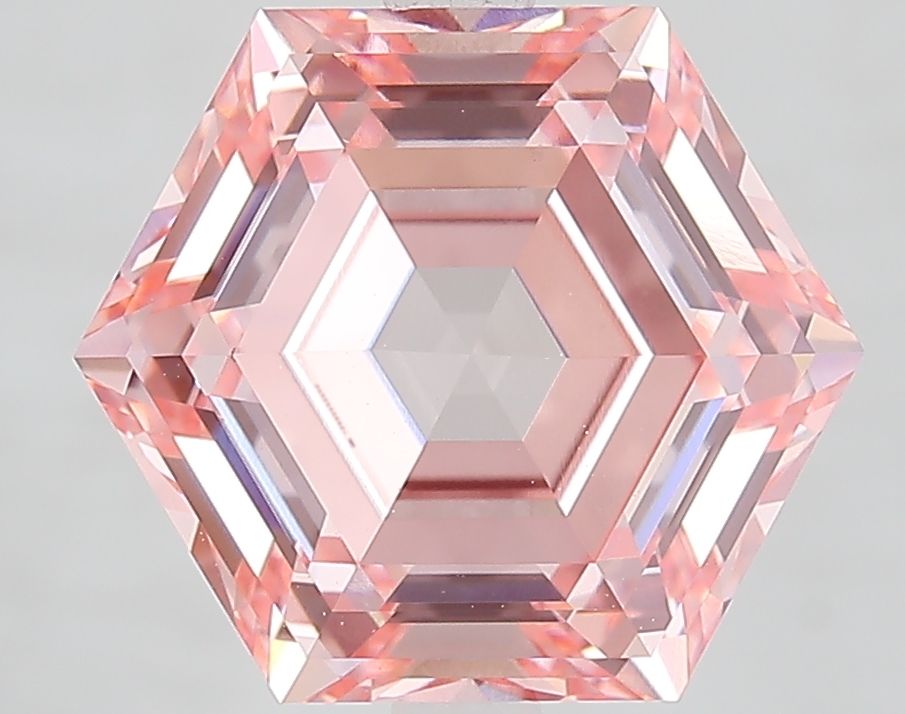 5.09 ct lab-grown Hexagonal Diamond