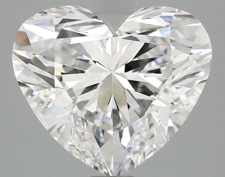 3.09 carat e VVS2 EX Cut IGI heart diamond