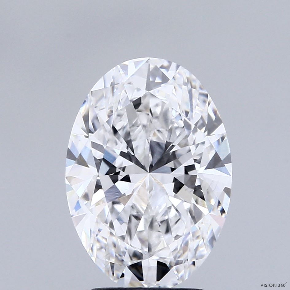3.10 ct. oval Lab Grown Diamond front image