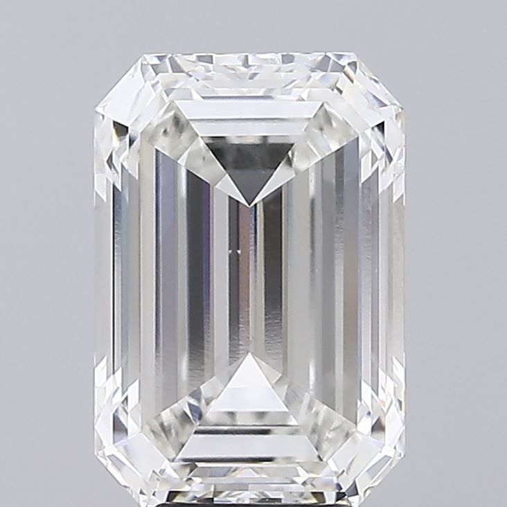 5.53 ct. emerald Lab Grown Diamond front image