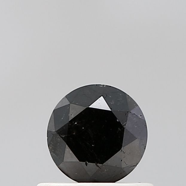 0.58 Carat Round Diamond Black VS2