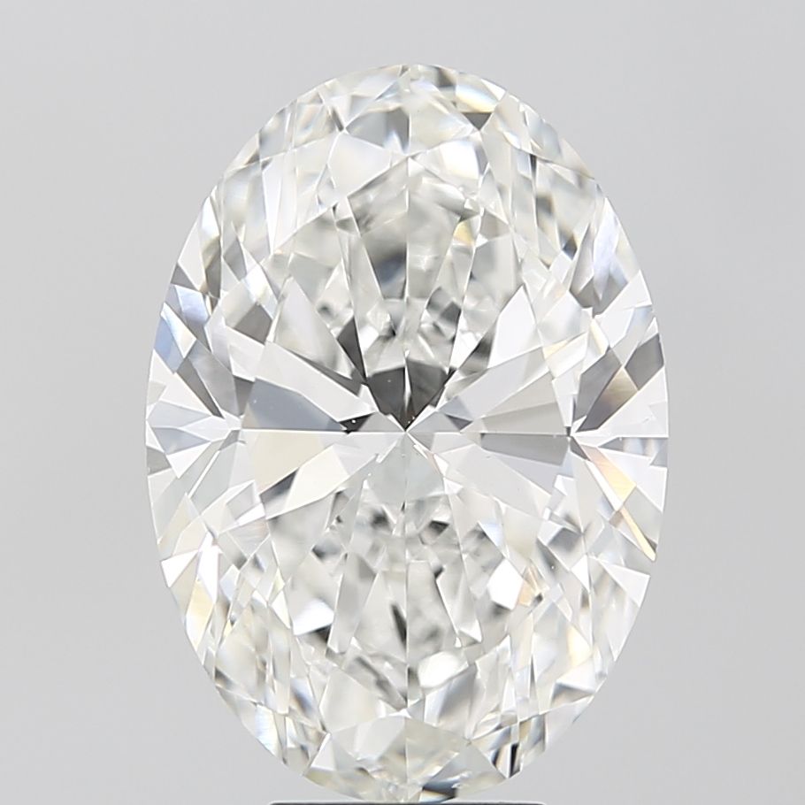 7.04 ct. oval Lab Grown Diamond front image