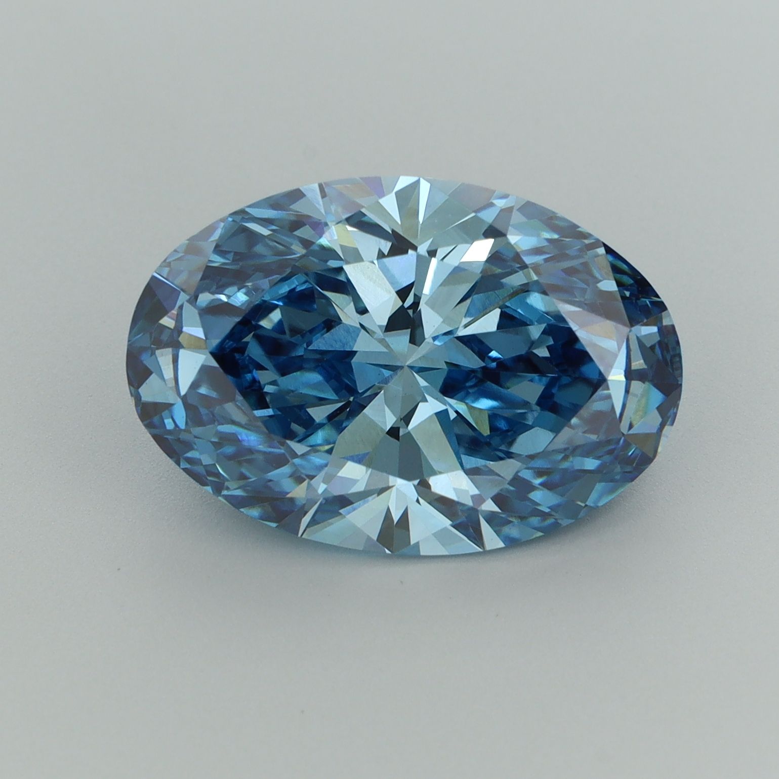 6.55 ct. oval Lab Grown Diamond front image