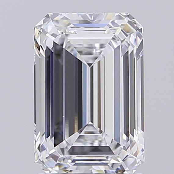 1.58 ct. emerald Lab Grown Diamond front image