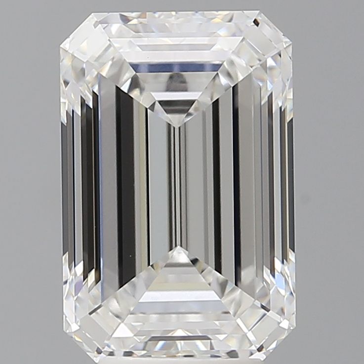 5.60 ct. emerald Lab Grown Diamond front image