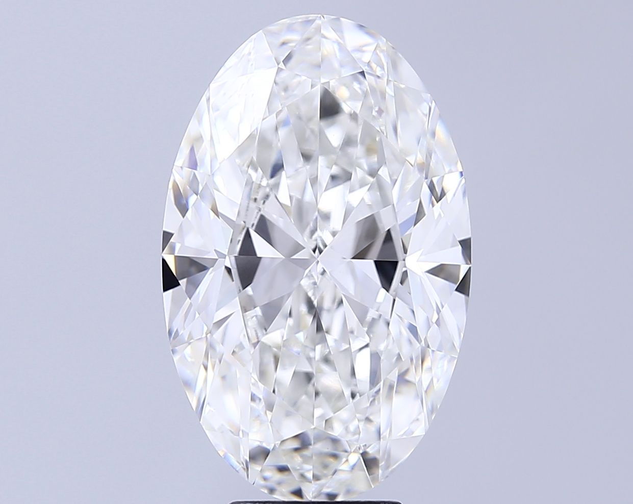 8.06 ct. oval Lab Grown Diamond front image