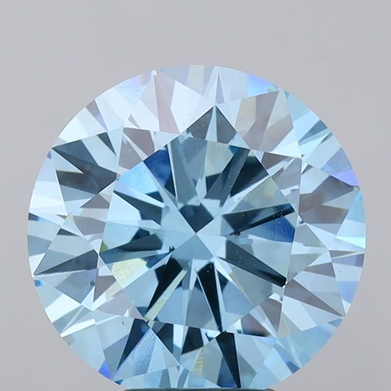 5.01 ct. round Lab Grown Diamond front image