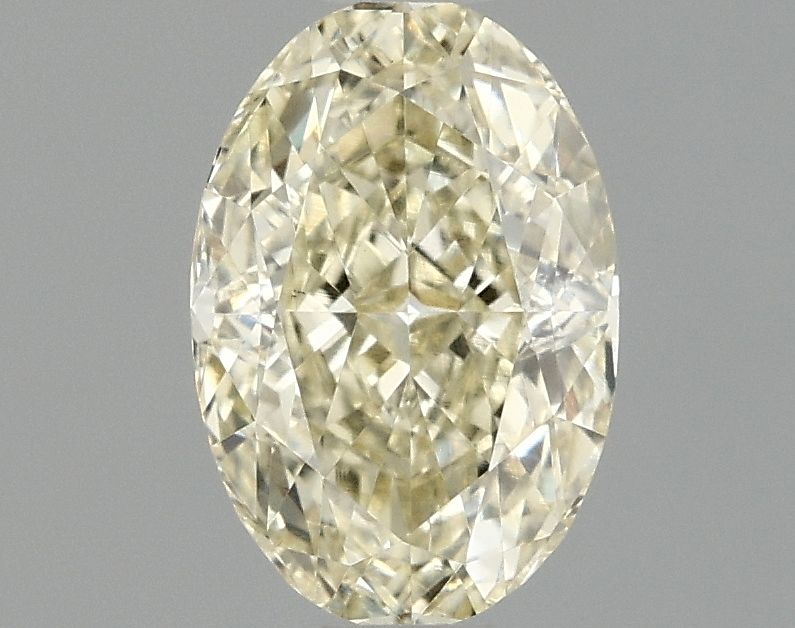1.05 carat fancy yellow VS1 EX Cut IGI oval diamond