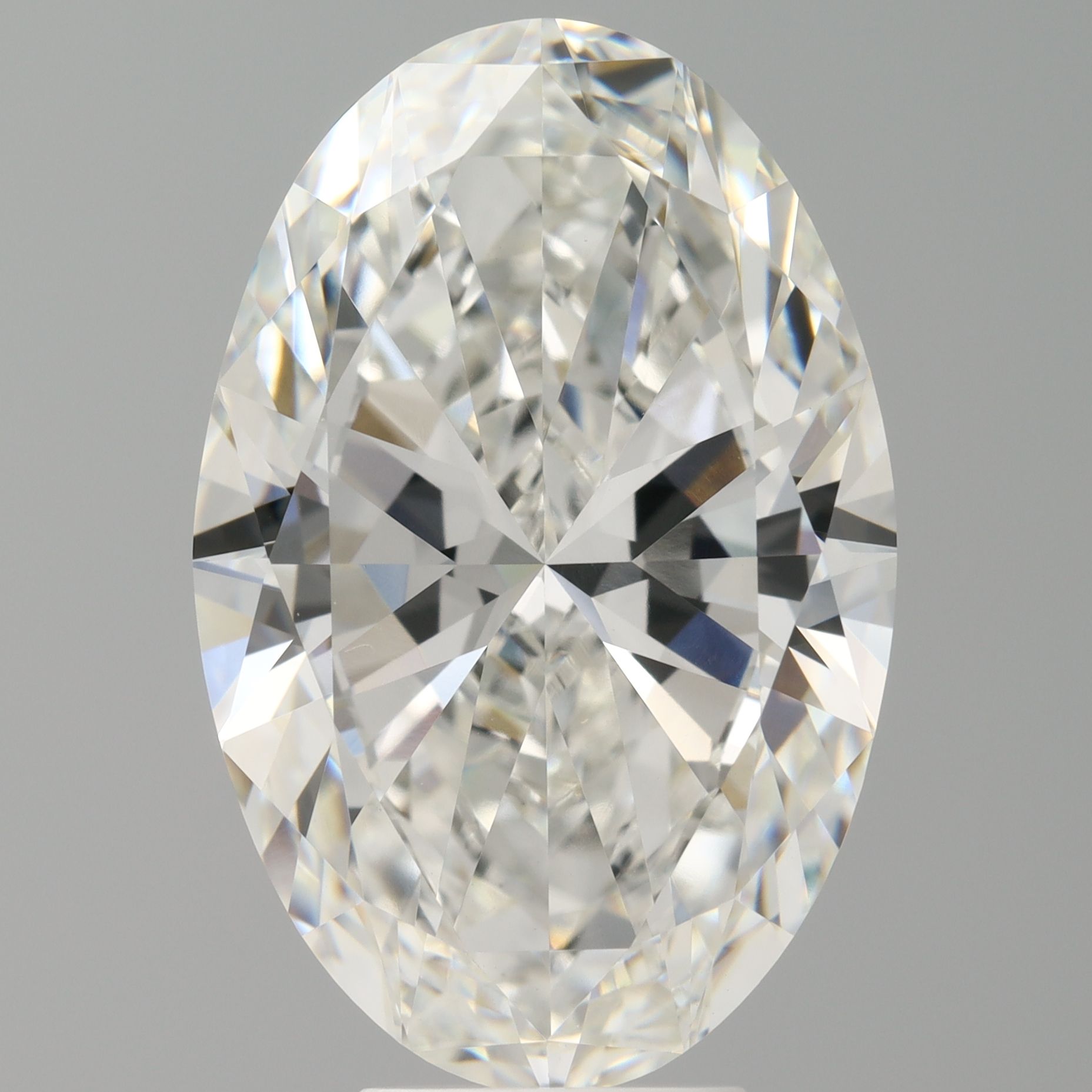7.09 ct. oval Lab Grown Diamond front image